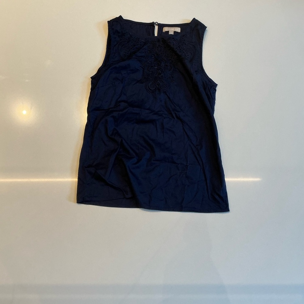 Banana Republic Blue Sleeveless Tank Top